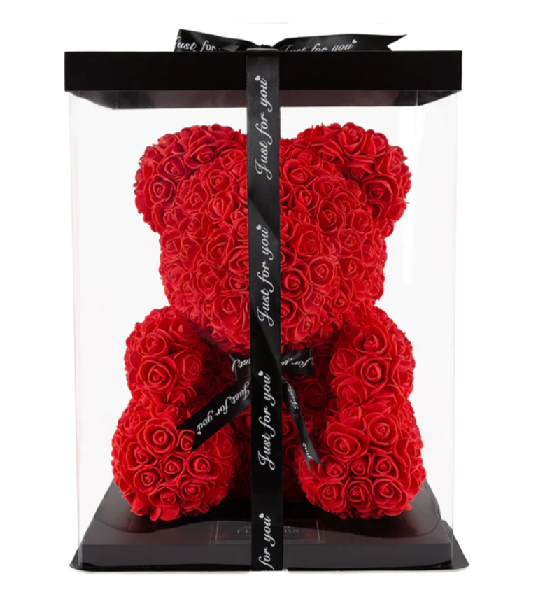 Red Rose Bear - 35cm